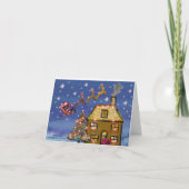 One Christmas Night Holiday Cards Feestdagen Kaart (Achterkant)