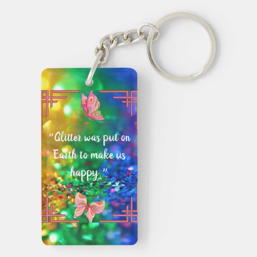 One Classy Cat Funny Bling Cat Sleutelhanger (achterkant)