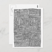 One-Continuous-Line Briefkaart (Voorkant / Achterkant)