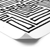 One-Continuous-Line Poster (Hoek)