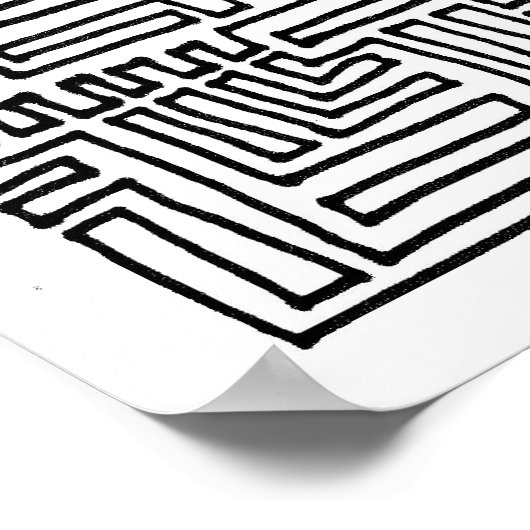 One-Continuous-Line Poster (Hoek)