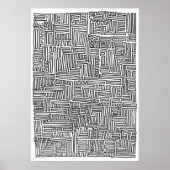 One-Continuous-Line Poster (Voorkant)