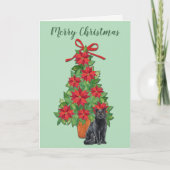 One Cool Cat Kerstmis Feestdagen Kaart (Voorkant)