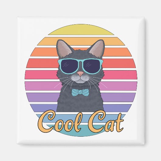 One Cool Cat Magneet (Voorkant)
