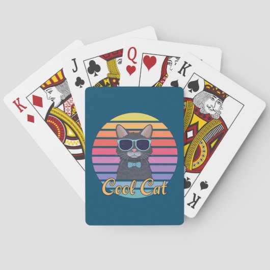 One Cool Cat Pokerkaarten (Achterkant)