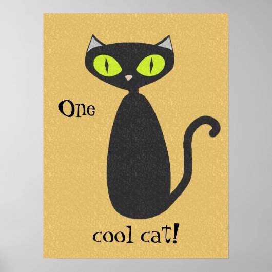 One Cool Cat Poster (Voorkant)