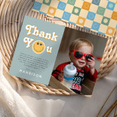 One Cool Dude Boys Photo Birthday Thank You Bedankkaart