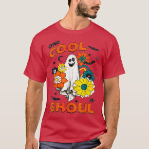 One Cool Ghoul Funny Ghouls Hippie Costume T-shirt