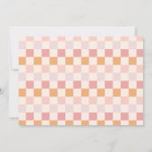 One Cool Girl First Birthday Photo Invitation Kaart (Achterkant)