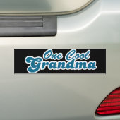 One Cool Grandma Bumpersticker (Op auto)