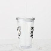 One Cool Mama Boo Halloween 1e verjaardag Acryl Drinkbeker (Rechts)