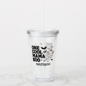 One Cool Mama Boo Halloween 1e verjaardag Acryl Drinkbeker (Voorkant)