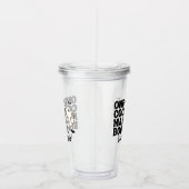 One Cool Mama Boo Halloween 1e verjaardag Acryl Drinkbeker (Rechts)