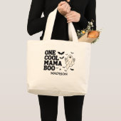 One Cool Mama Boo Halloween 1e verjaardag Grote Tote Bag (Voorkant (product))