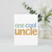 One Cool oom T-Shirt Briefkaart (Staand voorkant)