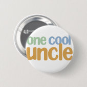 One Cool oom T-Shirt Ronde Button 5,7 Cm (Voorkant /achterkant)