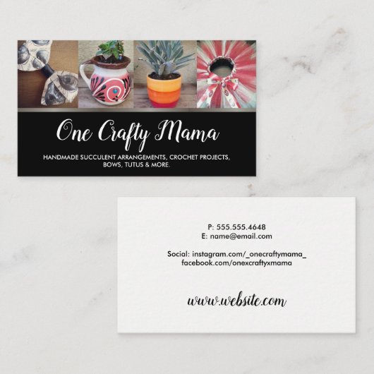 One Craeth Mama Visitekaartje (Voorkant / Achterkant)