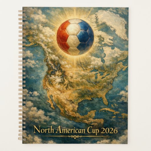 One Cup Drie Naties Eindeloze Glorie 2026 Voetbal Planner (Voorkant)