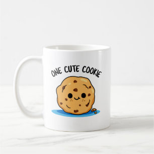 One Cute Cookie Funny Food Pun Koffiemok