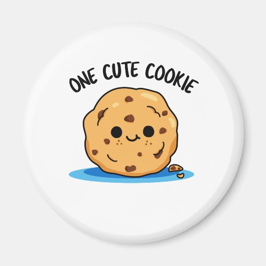 One Cute Cookie Funny Food Pun Magneet (Voorkant)