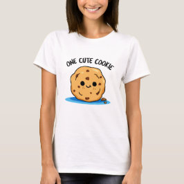 One Cute Cookie Funny Food Pun T-shirt