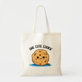 One Cute Cookie Funny Food Pun Tote Bag