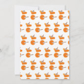 One Cutie Pie Invite 1st First Birthday Cute Kaart (Achterkant)