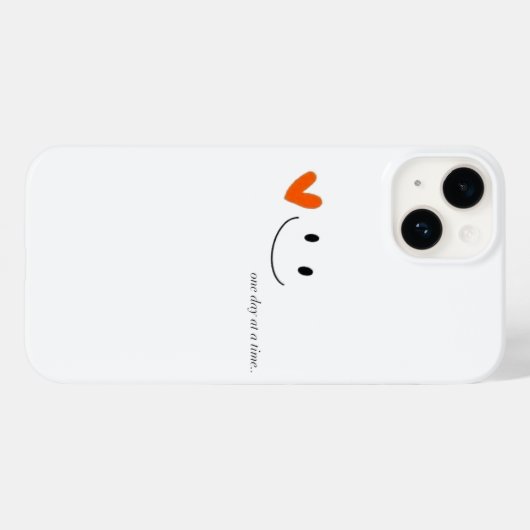 One day at a time Case-Mate iPhone case (Achterkant (horizontaal))