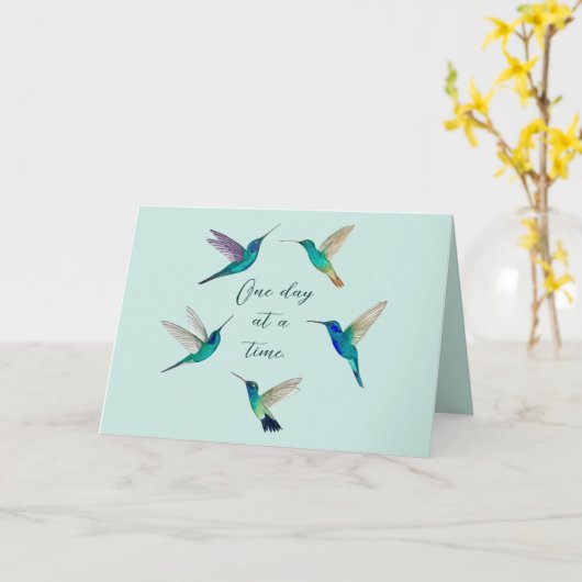 One day at a time kaart (Gele Bloem)