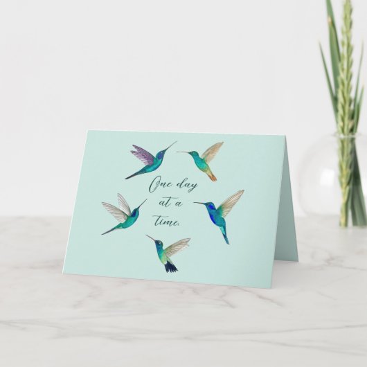 One day at a time kaart (Voorkant)