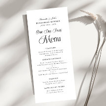 One Day Away Moderne Elegante Oefenavondmaal