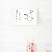 One Day Away Repetitie Diner Decor Signage Spandoek (Insitu)