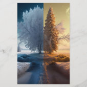 One day in winter briefpapier (Voorkant)