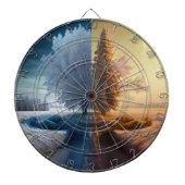 One day in winter dartbord (Voorkant)