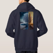 One day in winter hoodie (Achterkant)