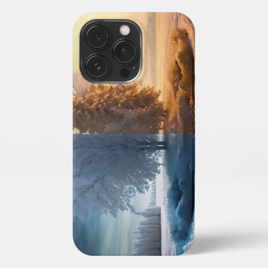 One day in winter iPhone hoesje (Achterkant)