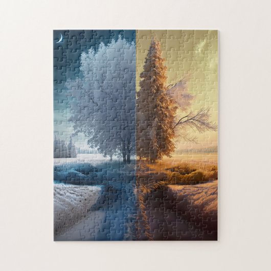One day in winter legpuzzel (Verticaal)