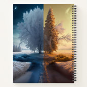 One day in winter notitieboek (Achterkant)
