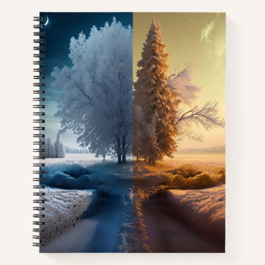 One day in winter notitieboek (Voorkant)