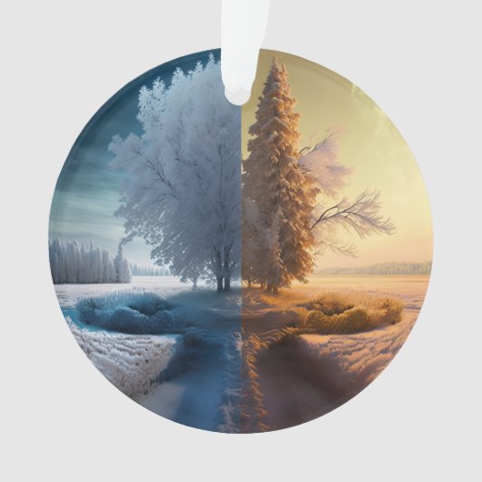 One day in winter ornament (voorkant)