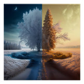 One day in winter perfect poster (Voorkant)