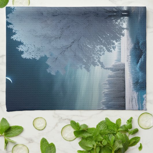 One day in winter theedoek (Gevouwen)