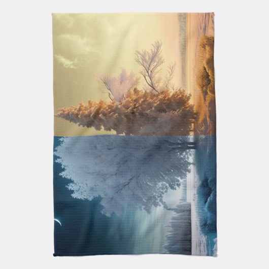One day in winter theedoek (Verticaal)