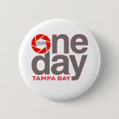 One Day Tampa Bay 2020-Button Ronde Button 5,7 Cm (Voorkant)