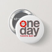 One Day Tampa Bay 2020-Button Ronde Button 5,7 Cm (Voorkant /achterkant)