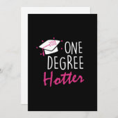One Degree Hotter 2018 Afstudeerdag Kaart (Voorkant / Achterkant)