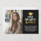 One Degree Hotter - Afstuderen Bedankt - Foto (Voorkant)