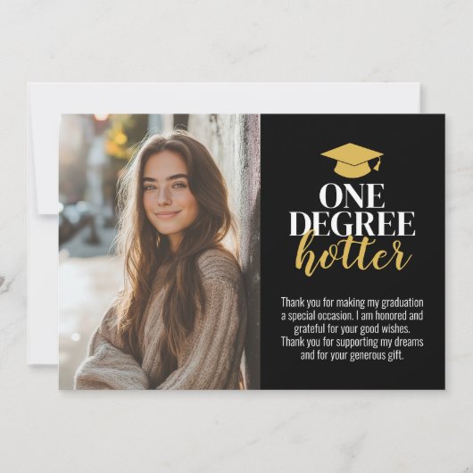 One Degree Hotter - Afstuderen Bedankt - Foto (Voorkant)