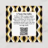 One Degree Hotter - Afstuderen Gift QR-code Informatiekaartje (Achterkant)