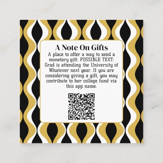 One Degree Hotter - Afstuderen Gift QR-code Informatiekaartje (Achterkant)